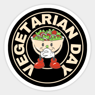 Happy Vegetarian day Sticker